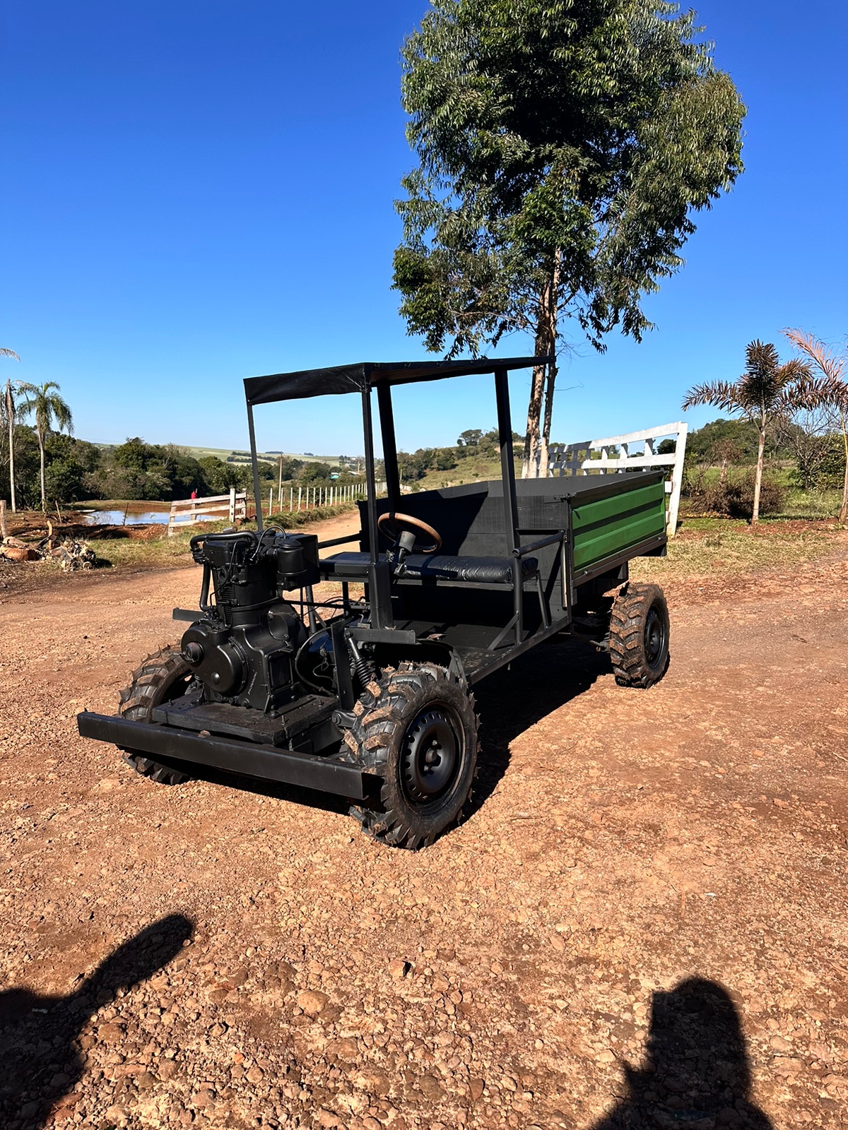 Carreta agrícola 4x2 diesel 1 pistão